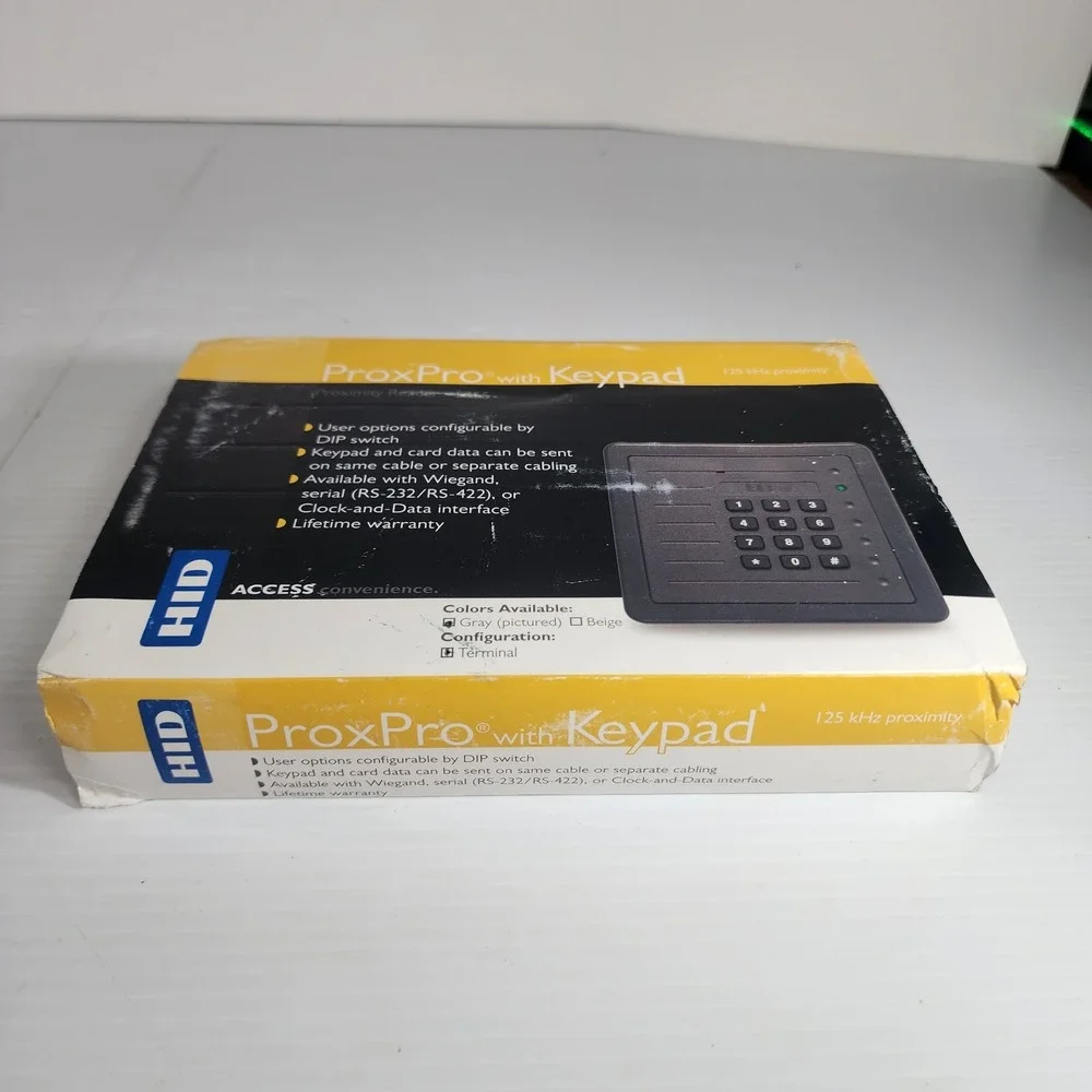 READ HID 5355AGK14 ProxPro with Keypad Access Control Reader Gray - Assa‎ Abloy